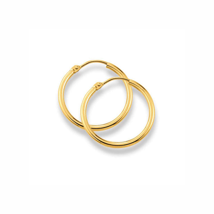 Luxoia Gold Classics Hoop Earrings Yellow Gold 750/18k - 1164.04780