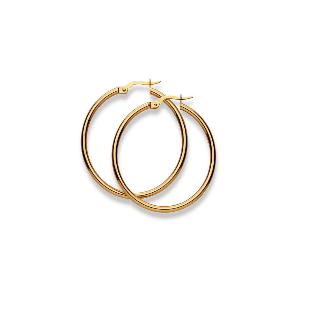 HK Gold Classics Creolen Gelbgold 750/18k