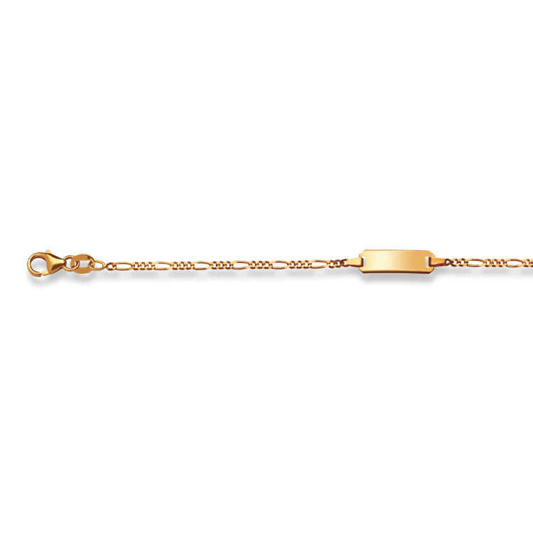 HK Gold Classics ID Armband Gelbgold 750/18k Figaro - 1173.01000/1400