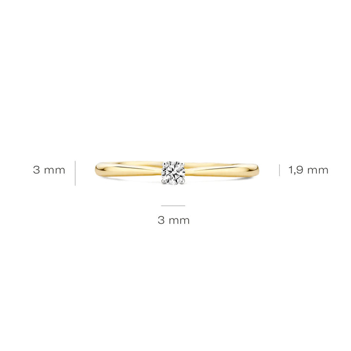 Blush Ring 14k Gelbgold - 1186BZI
