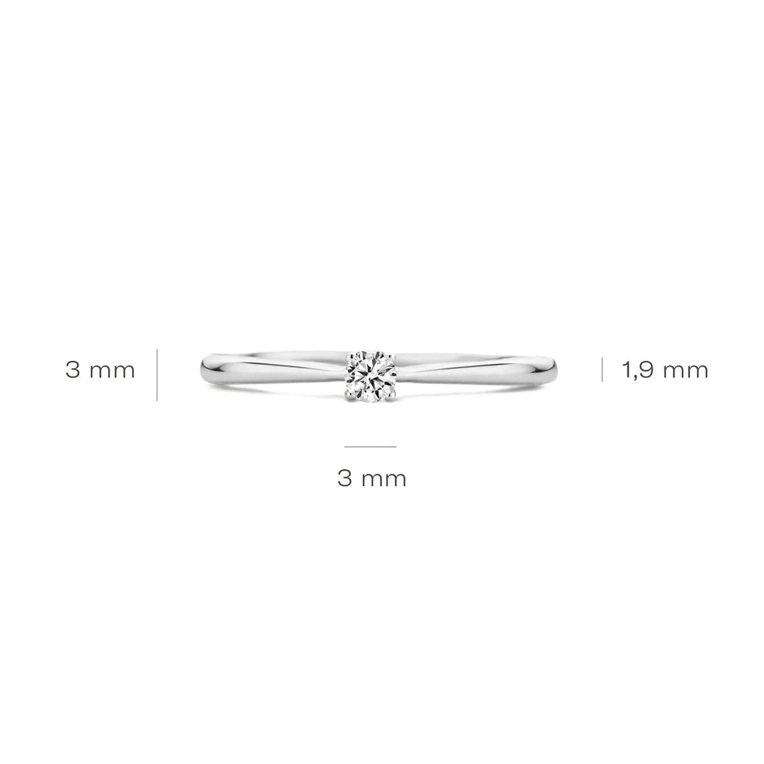 Blush Ring 14k Weissgold - 1186WZI