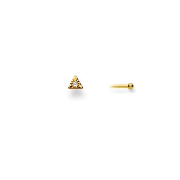 HK Gold Classics Nasenstecker Gelbgold 750/18k