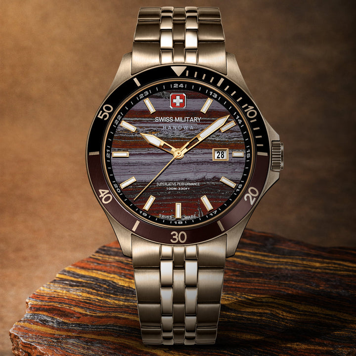 Swiss Military Hanowa Flagship Tiger Iron - SMWGH0008310