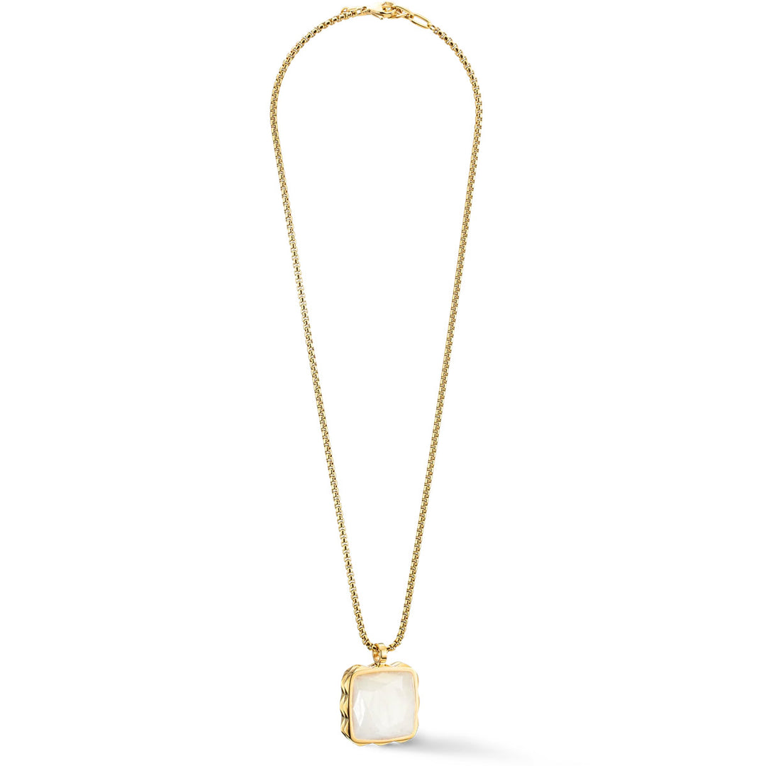 Coeur de Lion Amulet Spikes Square Necklace - 1200/10-1416