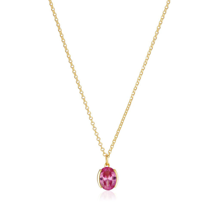 Sif Jakobs Ellisse Carezza Collier - SJ-N2353-PKCZ-YG