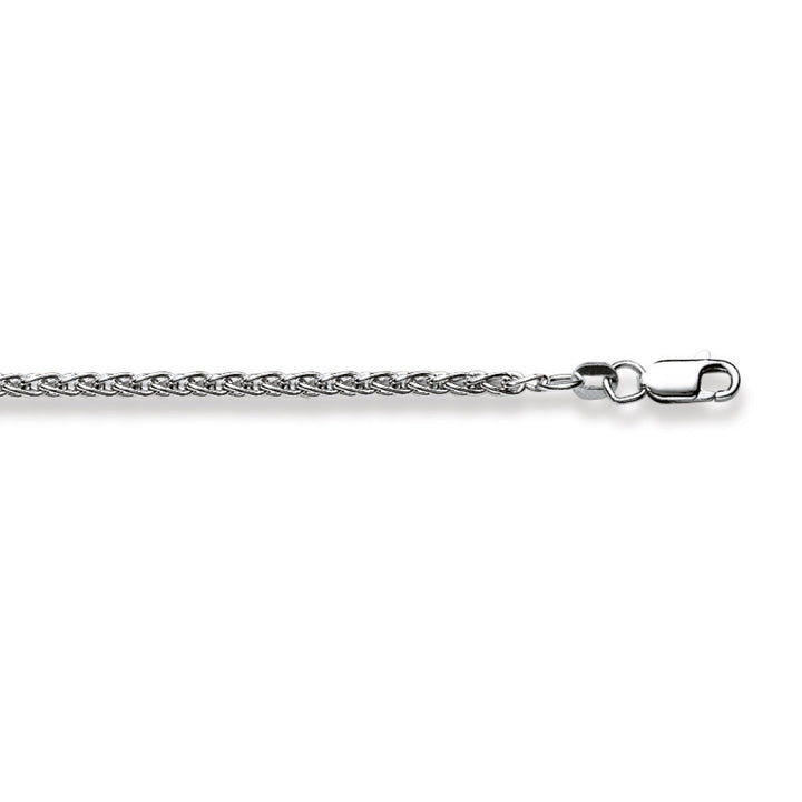 Luxoia Gold Classics Zopfkette Weissgold 750/18k