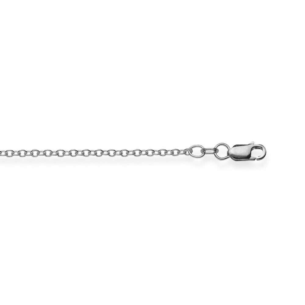 Luxoia Gold Classics Ankerkette Rund Weissgold 750/18k