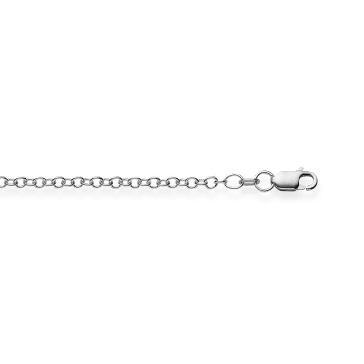 Luxoia Gold Classics Ankerkette Rund Weissgold 750/18k