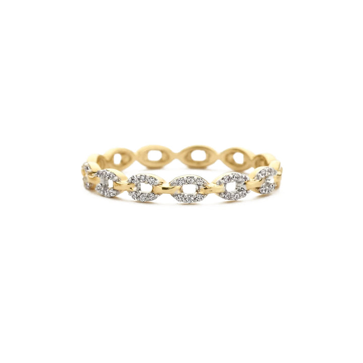 Blush Ring 14k Gelbgold und Weissgold - 1257BZI