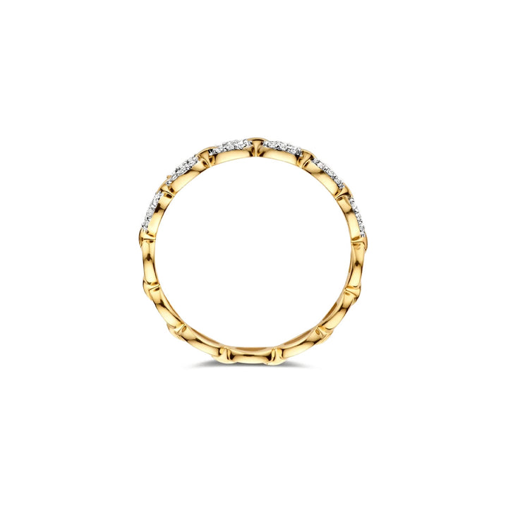 Blush Ring 14k Gelbgold und Weissgold - 1257BZI