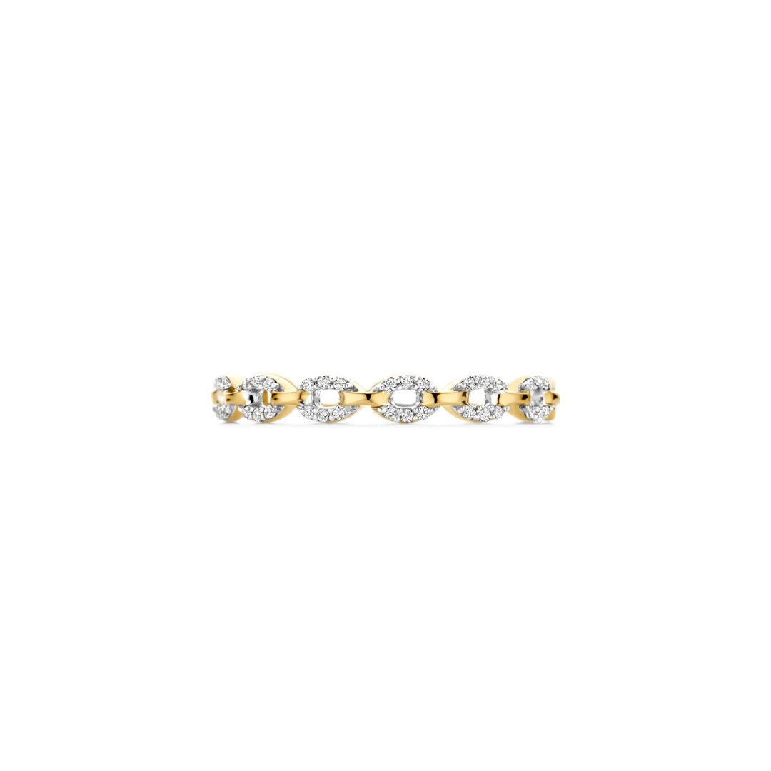 Blush Ring 14k Gelbgold und Weissgold - 1257BZI