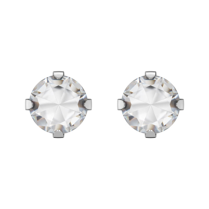 Studex Sensitive Ohrstecker Tiffany Silber Zirconia 7 mm - STX-11048P