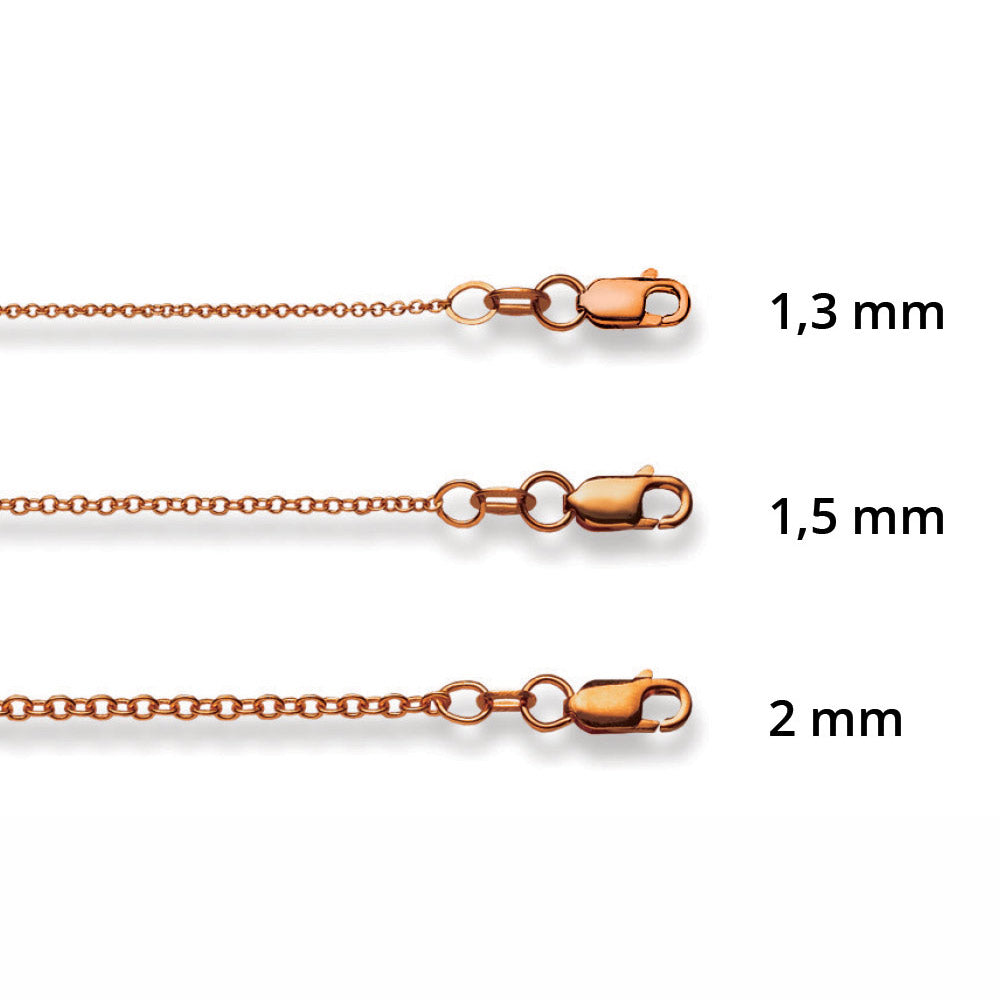 Luxoia Gold Classics Ankerkette Rund Roségold 750/18k