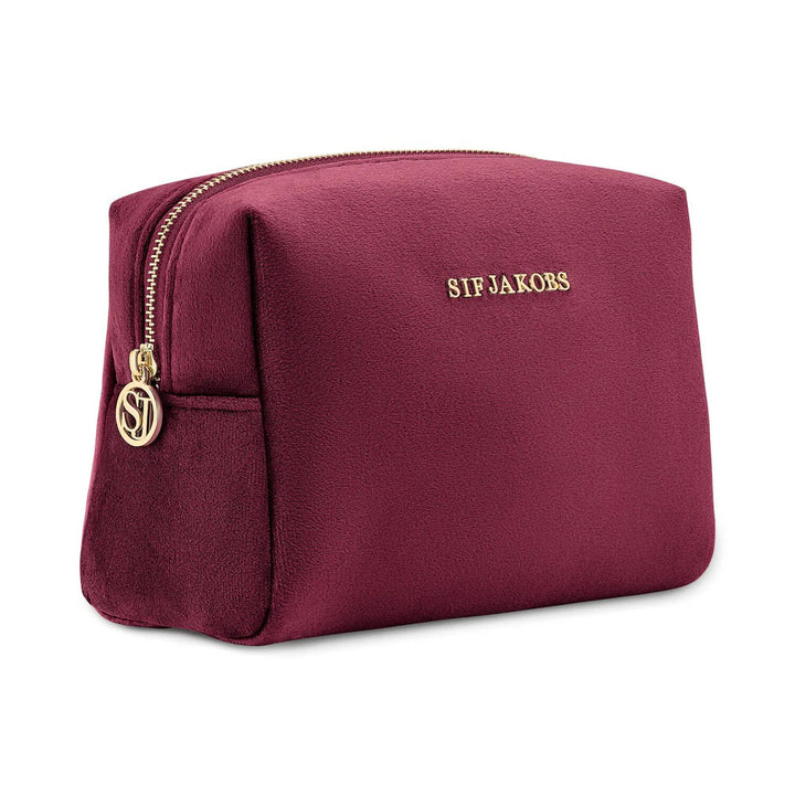 Sif Jakobs Cosmetic Bag Piccolo Burgundy - SJ-COSBAGBG-S