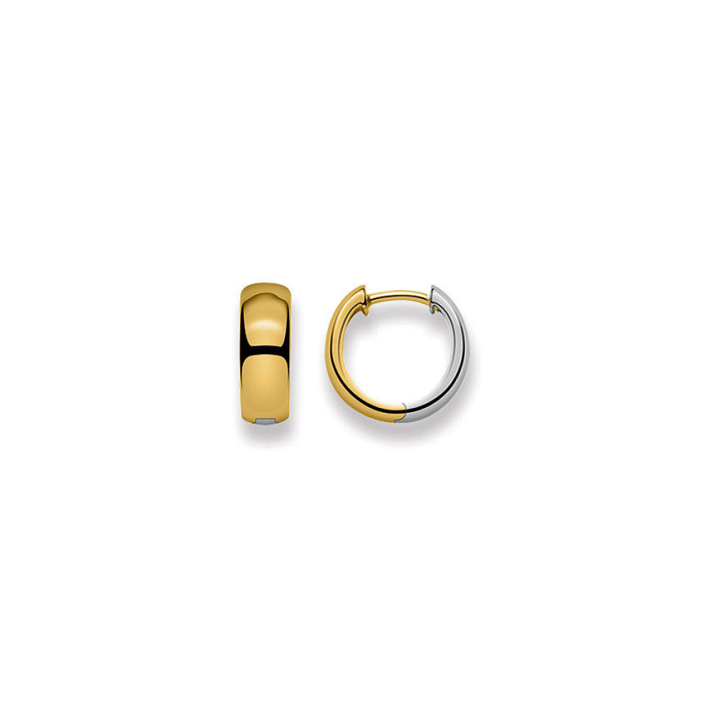 HK Gold Classics Creolen Bicolor 750/18k