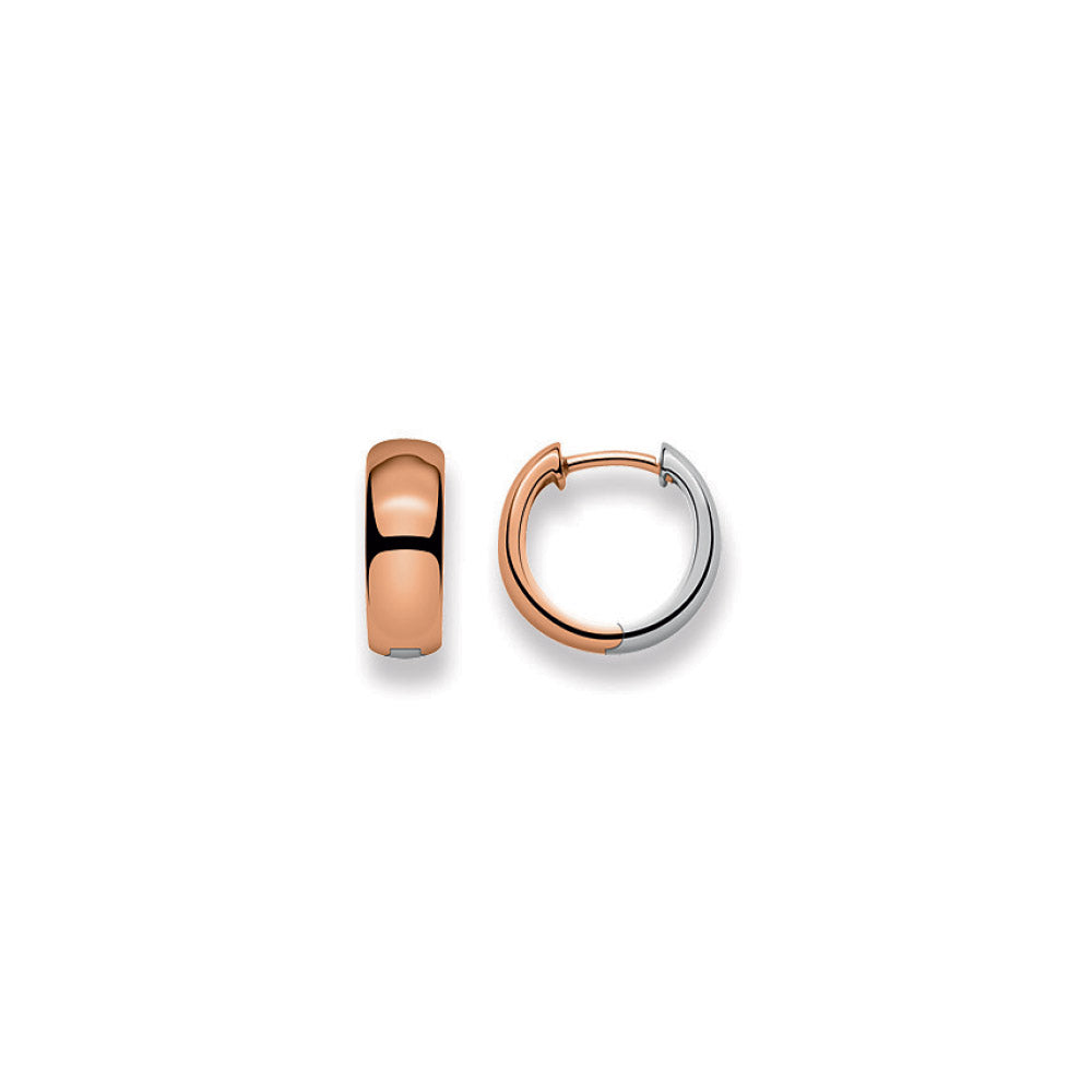HK Gold Classics Creolen Bicolor 750/18k