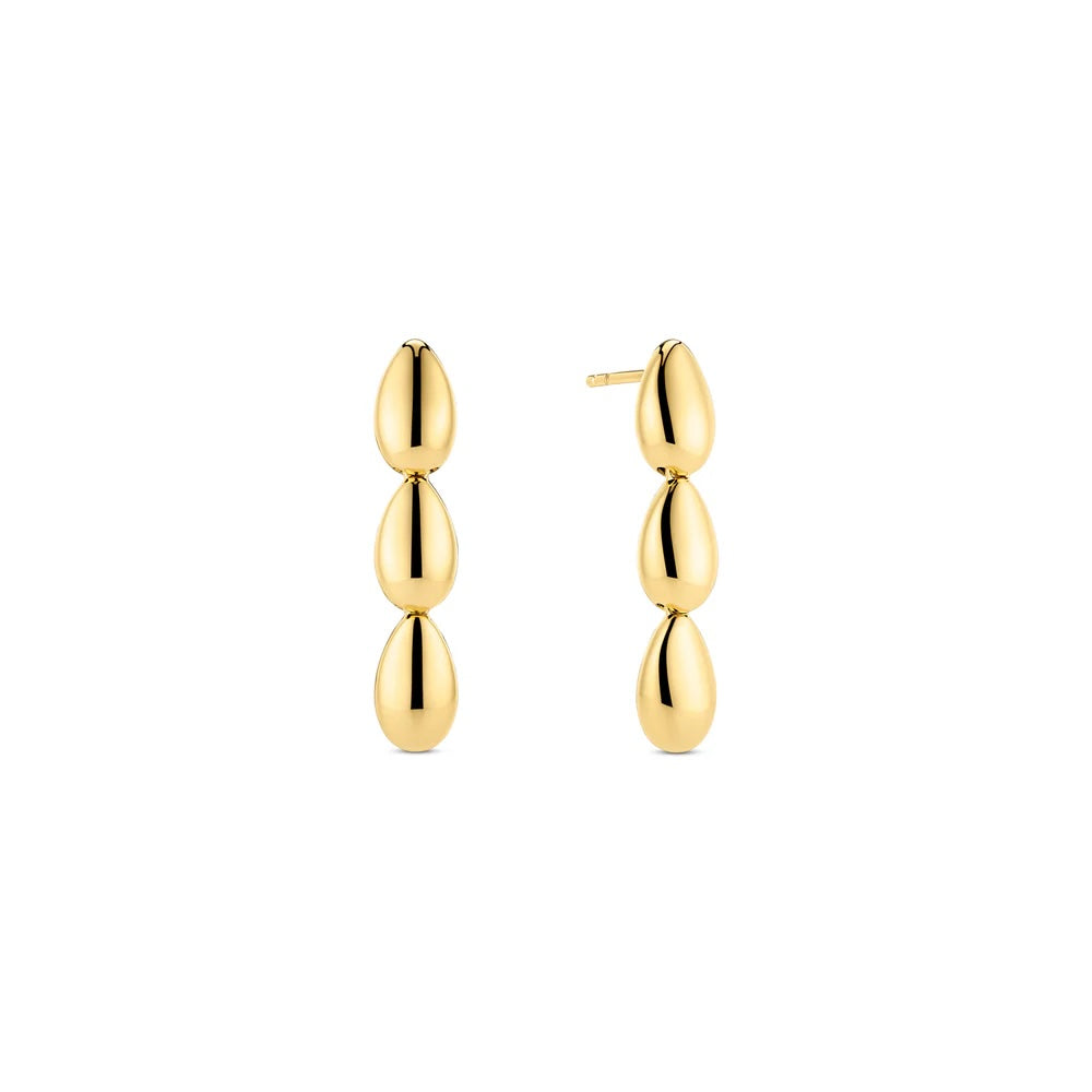 Sif Jakobs Goccia Tre Pianura Stud Earrings - SJ-E2592-YG