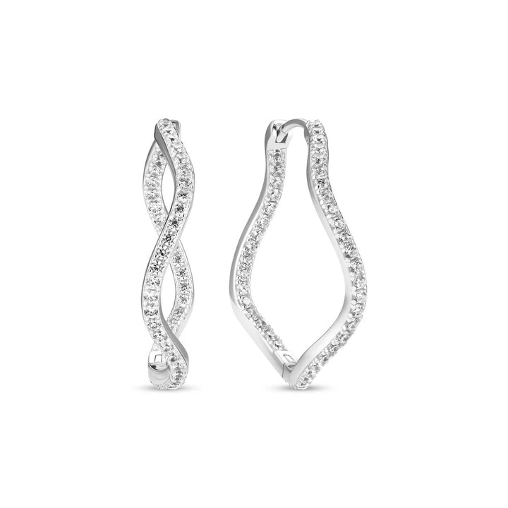 Sif Jakobs Ellera Waves X-Large Earrings - SJ-E3879-CZ