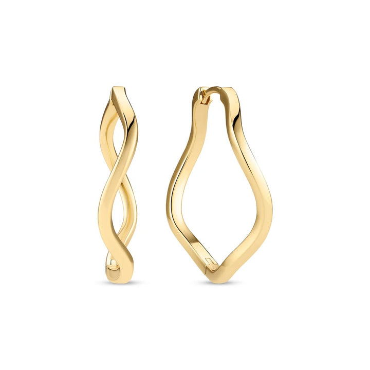 Sif Jakobs Ellera Waves X-Large Pianura Earrings - SJ-E3879-YG