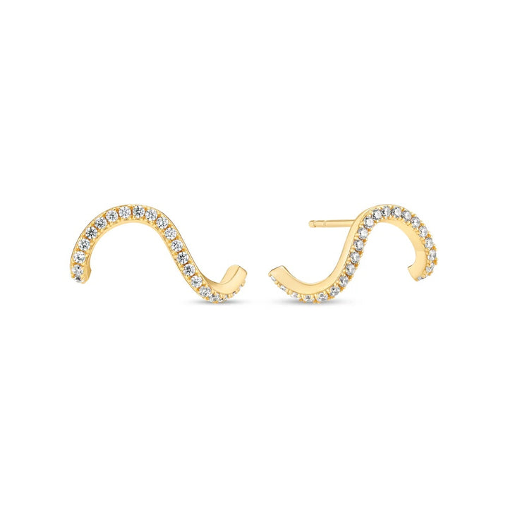 Sif Jakobs Ellera Waves Ohrstecker - SJ-E3890-CZ-YG