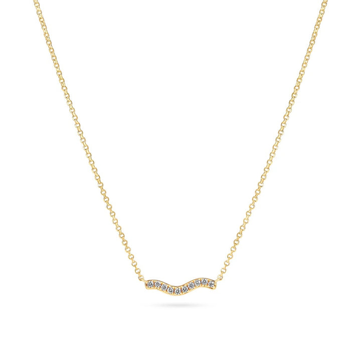 Sif Jakobs Ellera Waves Collier - SJ-N3859-CZ-YG