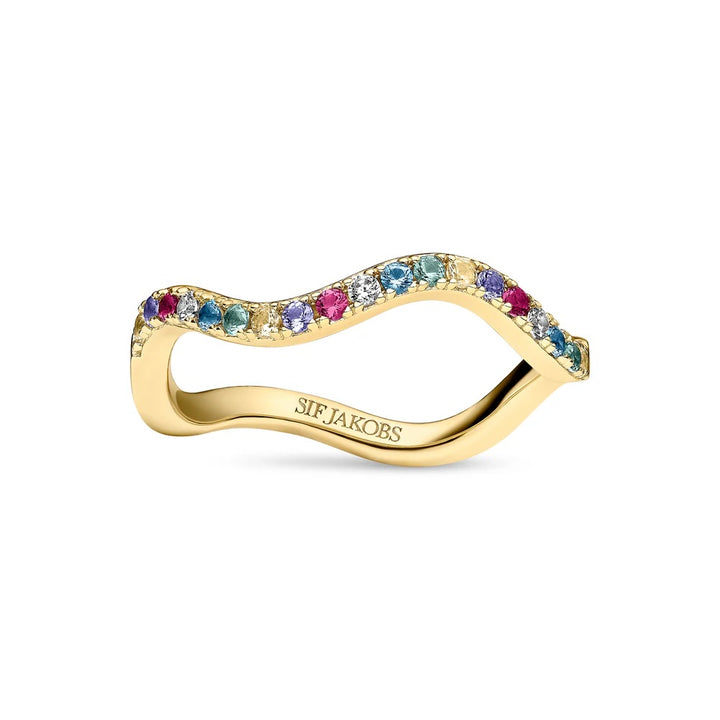 Sif Jakobs Ellera Waves Ring - SJ-R3869-XCZ-YG
