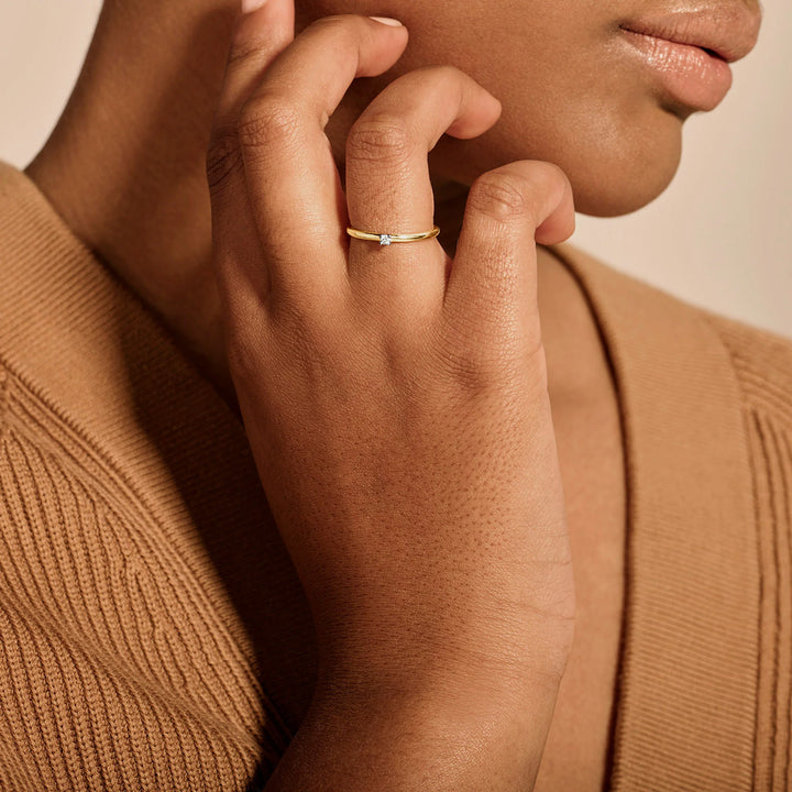 Blush Diamonds Ring 14k Gelbgold und Weissgold - 1600BDI
