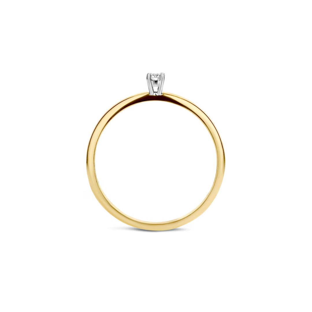 Blush Diamonds Ring 14k Gelbgold und Weissgold - 1601BDI