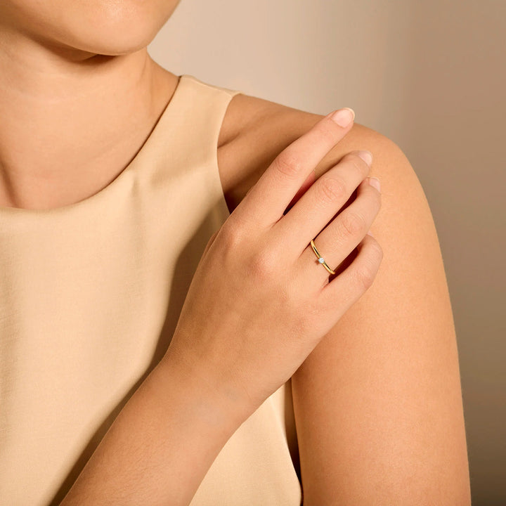 Blush Diamonds Ring 14k Gelbgold und Weissgold - 1601BDI