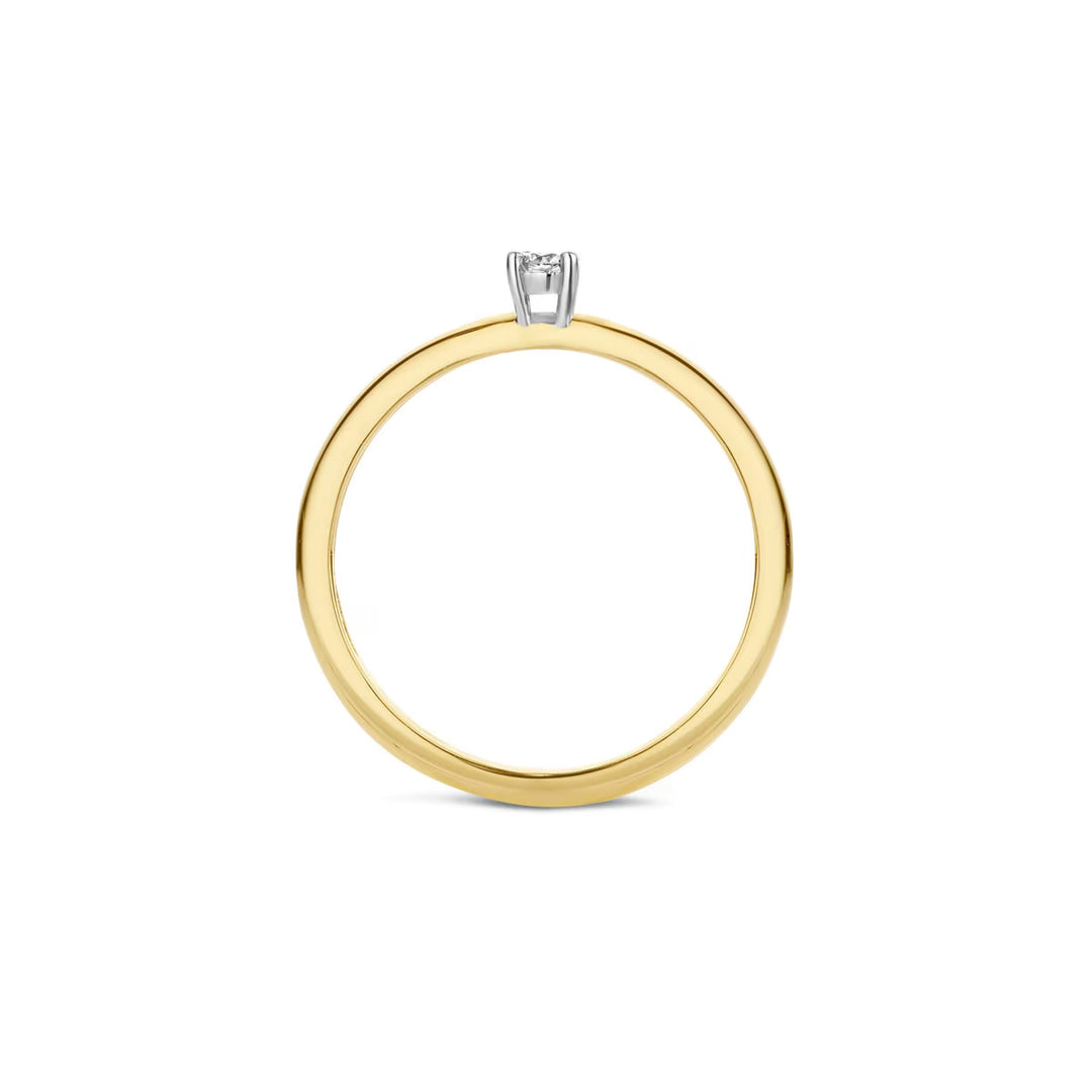Blush Diamonds Ring 14k Gelbgold und Weissgold - 1602BDI