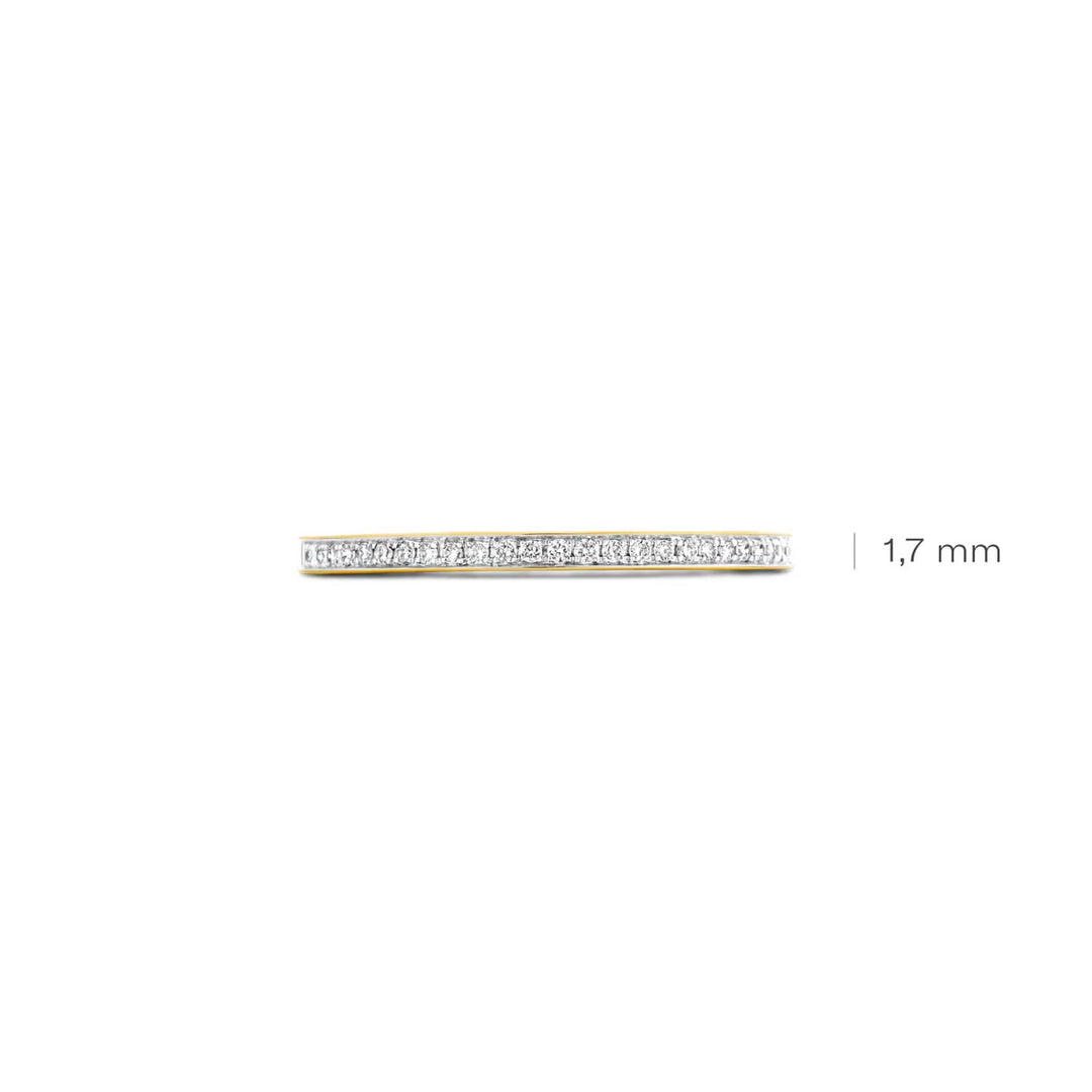 Blush Diamonds Ring 14k Gelbgold und Weissgold - 1607BDI