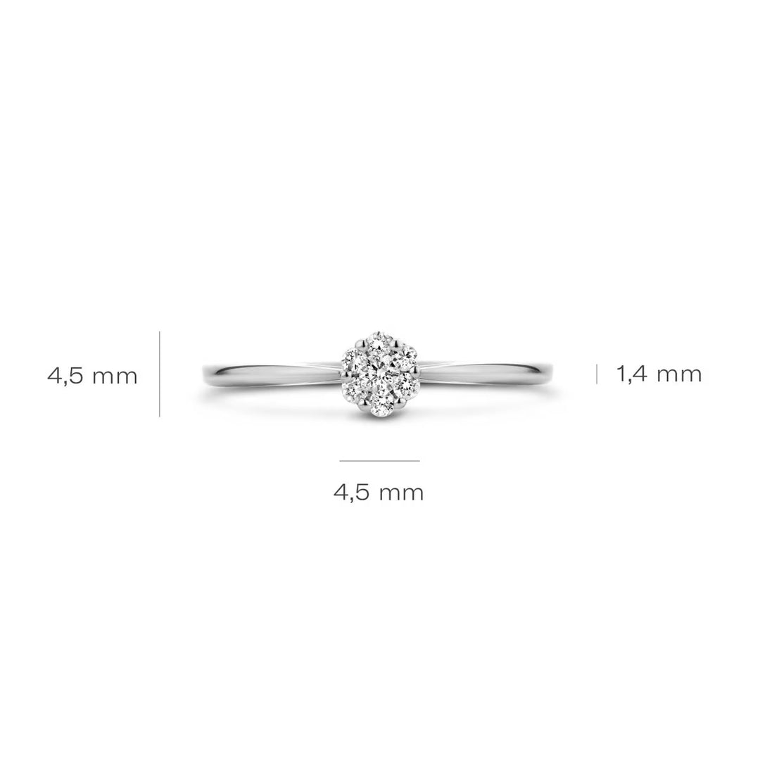 Blush Diamonds Ring 14k Weissgold - 1610WDI
