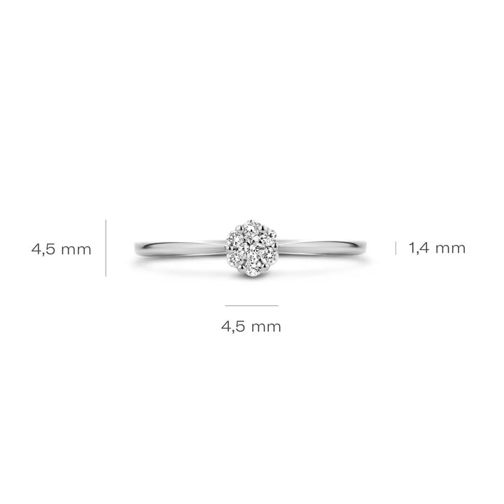 Blush Diamonds Ring 14k Weissgold - 1610WDI