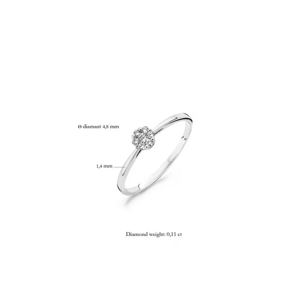 Blush Diamonds Ring 14k Weissgold - 1610WDI