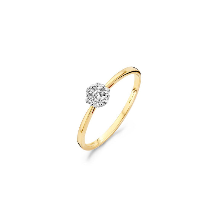 Blush Diamonds Ring 14k Gelbgold und Weissgold - 1611BDI