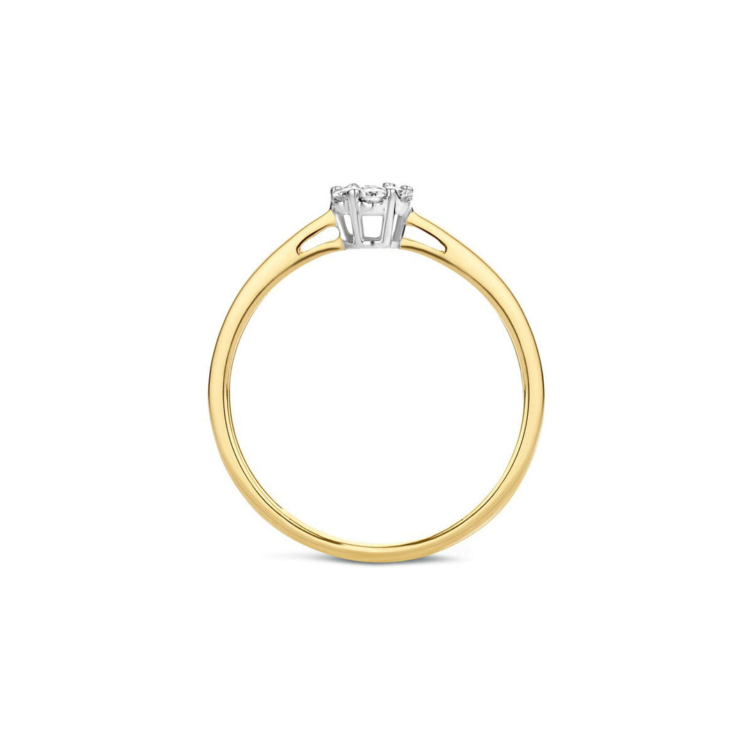 Blush Diamonds Ring 14k Gelbgold und Weissgold - 1611BDI