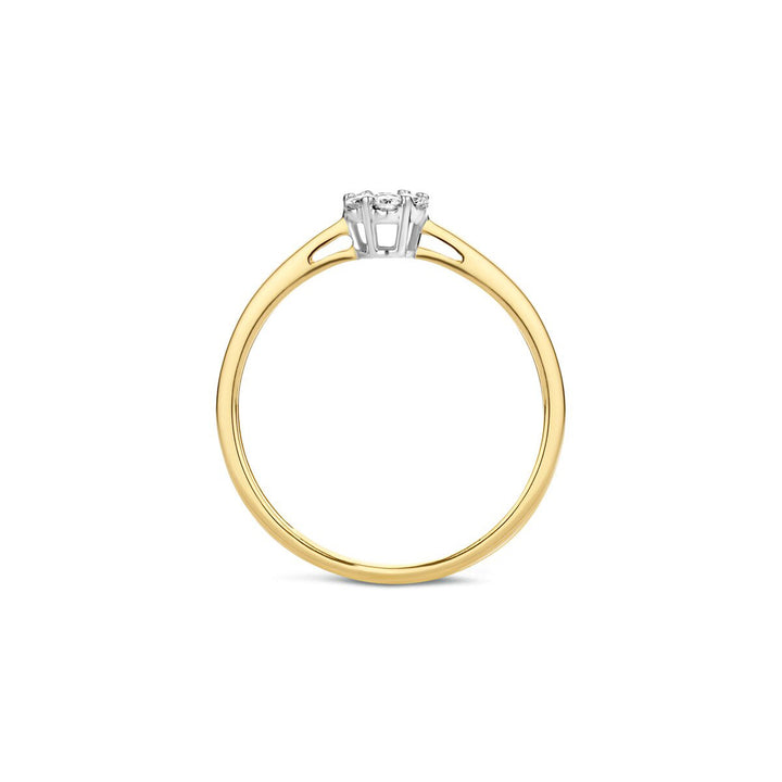 Blush Diamonds Ring 14k Gelbgold und Weissgold - 1611BDI