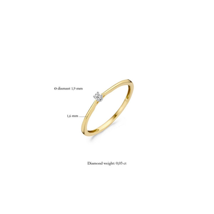 Blush Diamonds Ring 14k Gelbgold und Weissgold - 1620BDI