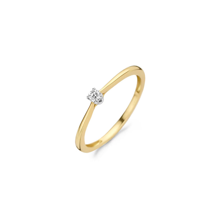 Blush Diamonds Ring 14k Gelbgold und Weissgold - 1621BDI
