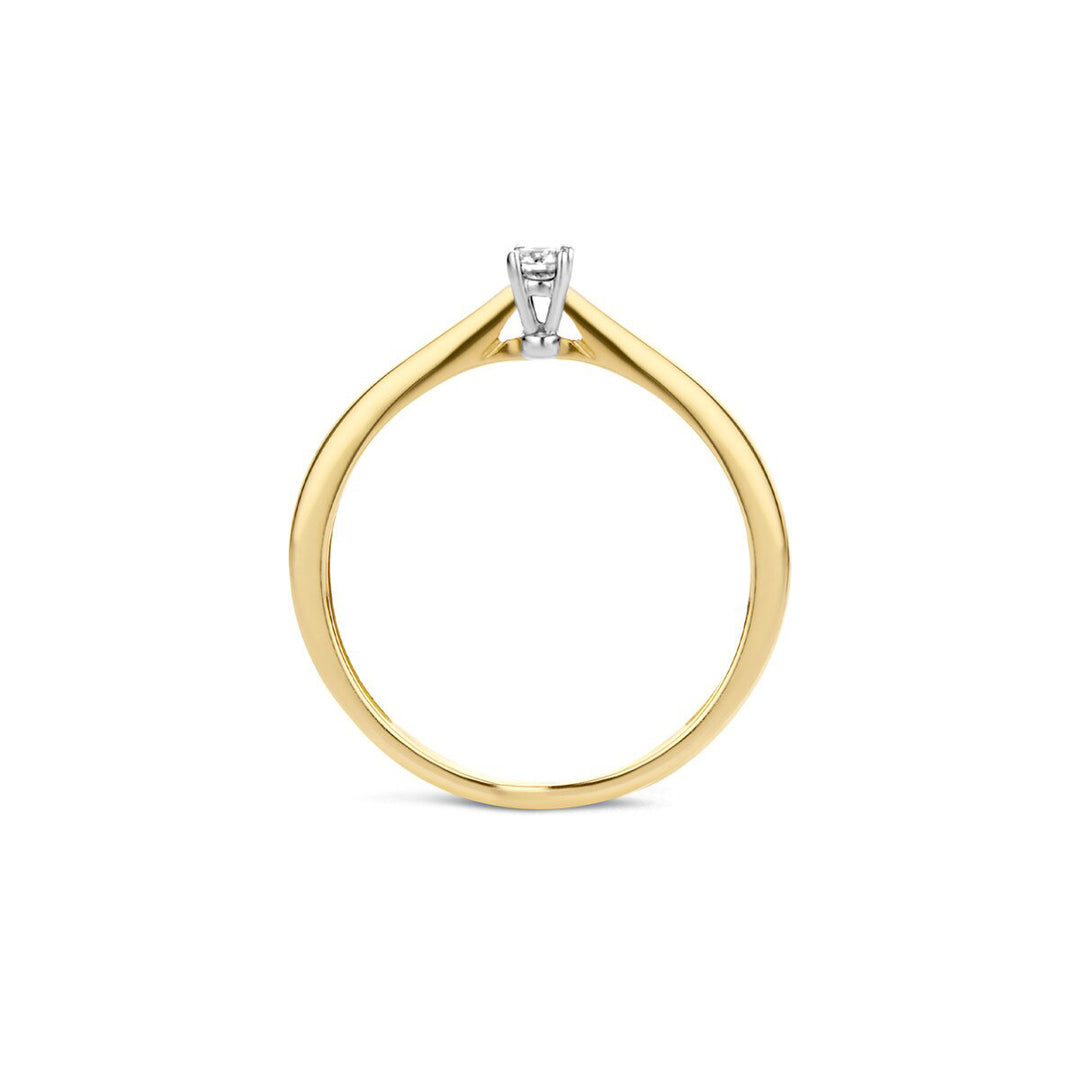Blush Diamonds Ring 14k Gelbgold und Weissgold - 1621BDI