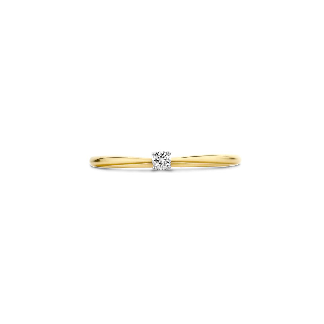 Blush Diamonds Ring 14k Gelbgold und Weissgold - 1621BDI