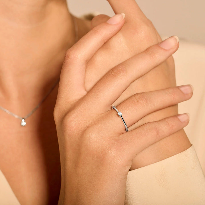 Blush Diamonds Ring 14k Weissgold - 1621WDI
