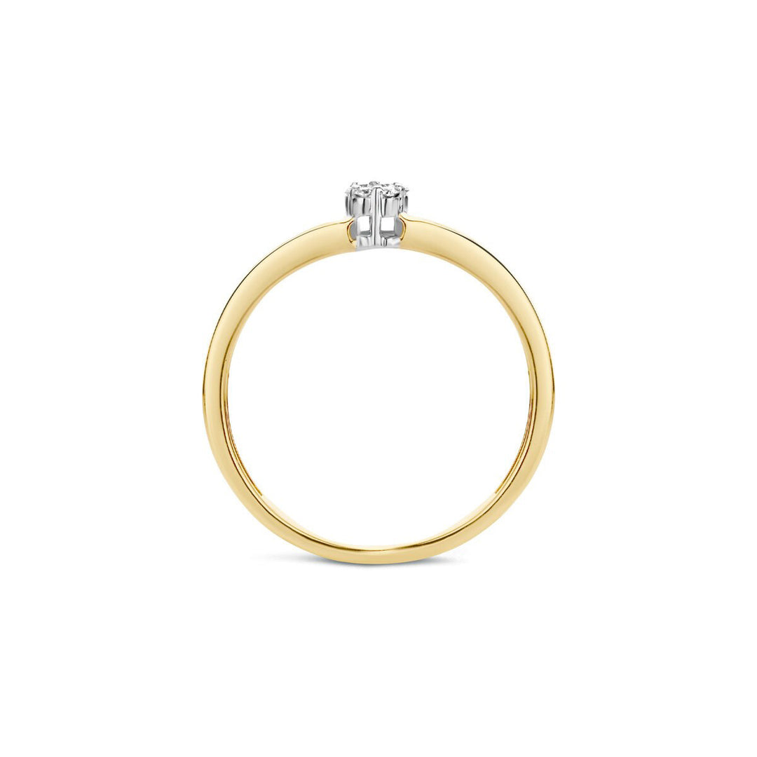 Blush Diamonds Ring 14k Gelbgold und Weissgold - 1623BDI
