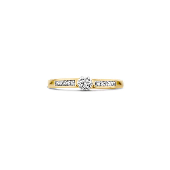 Blush Diamonds Ring 14k Gelbgold und Weissgold - 1623BDI