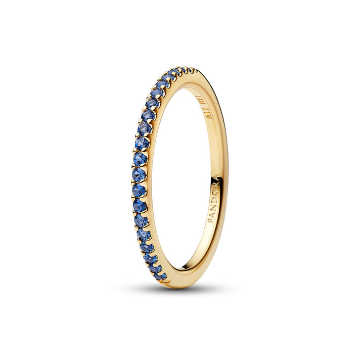 Pandora Funkelnder Blauer Halb Ewigkeits Ring - 162999C02