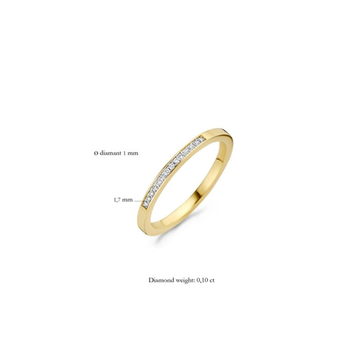 Blush Diamonds Ring 14k Gelbgold und Weissgold - 1630BDI