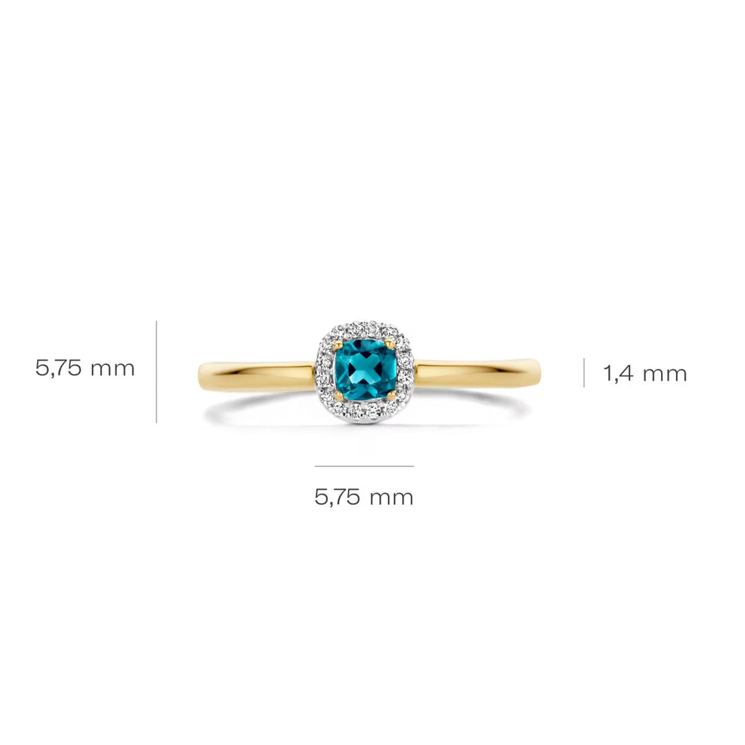 Blush Diamonds Ring 14k Gelbgold - 1636YDL