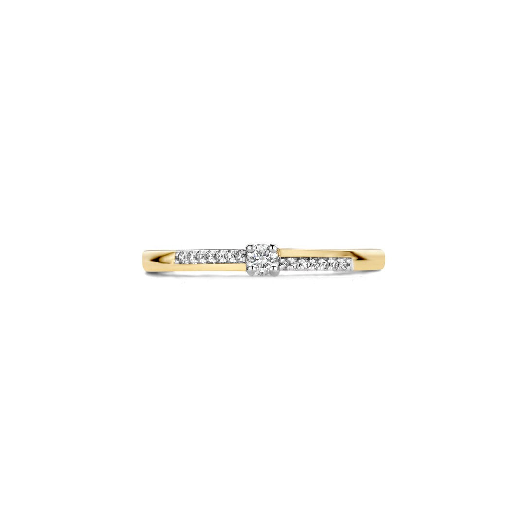 Blush Diamonds Ring 14k Gelbgold - 1639YDI