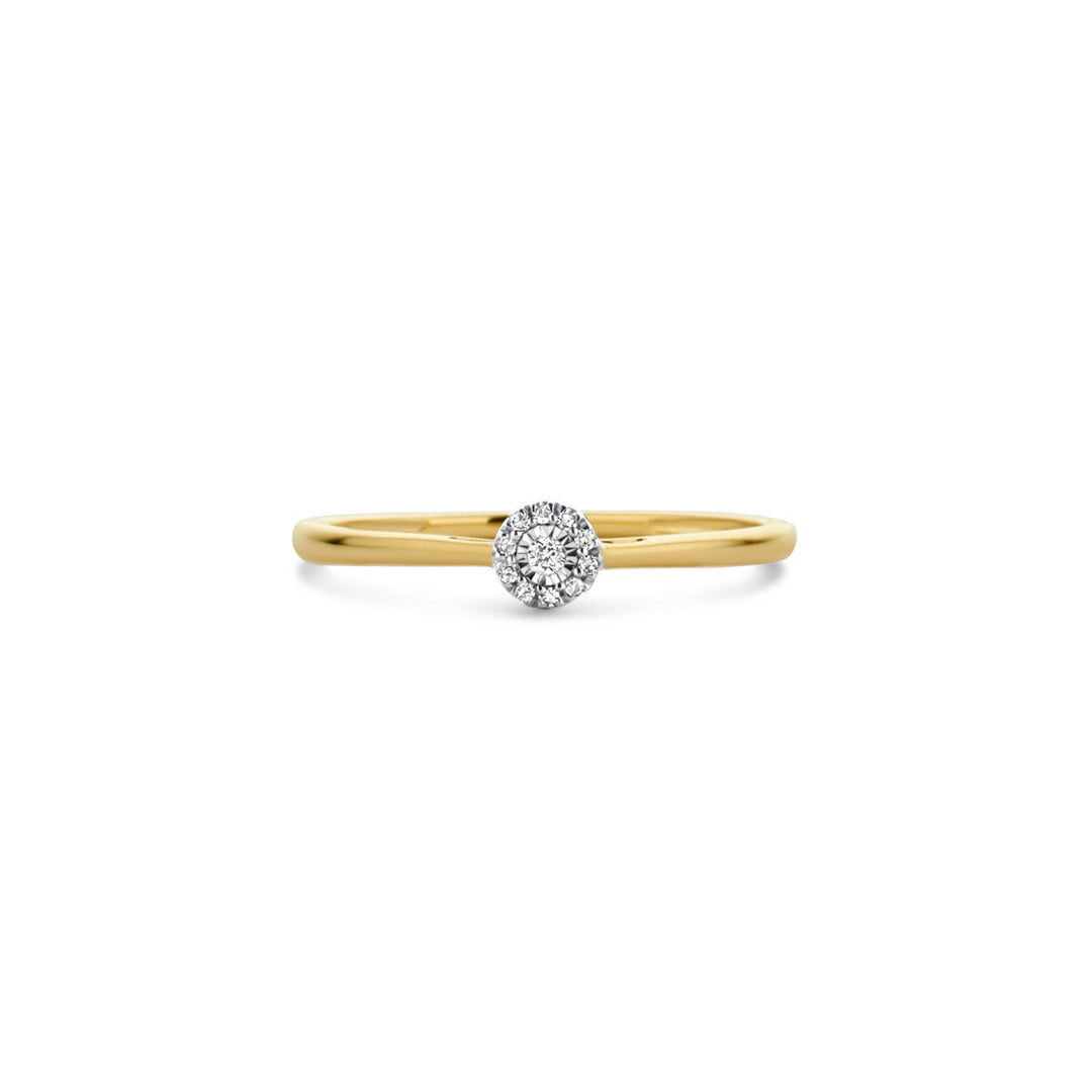 Blush Diamonds Ring 14k Gelbgold und Weissgold - 1646BDI