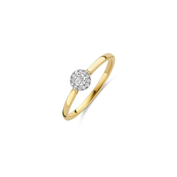 Blush Diamonds Ring 14k Gelbgold und Weissgold - 1648BDI